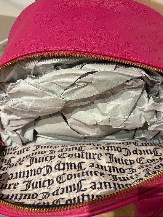 Juicy Couture Word Play Backpack in Pink main image 4